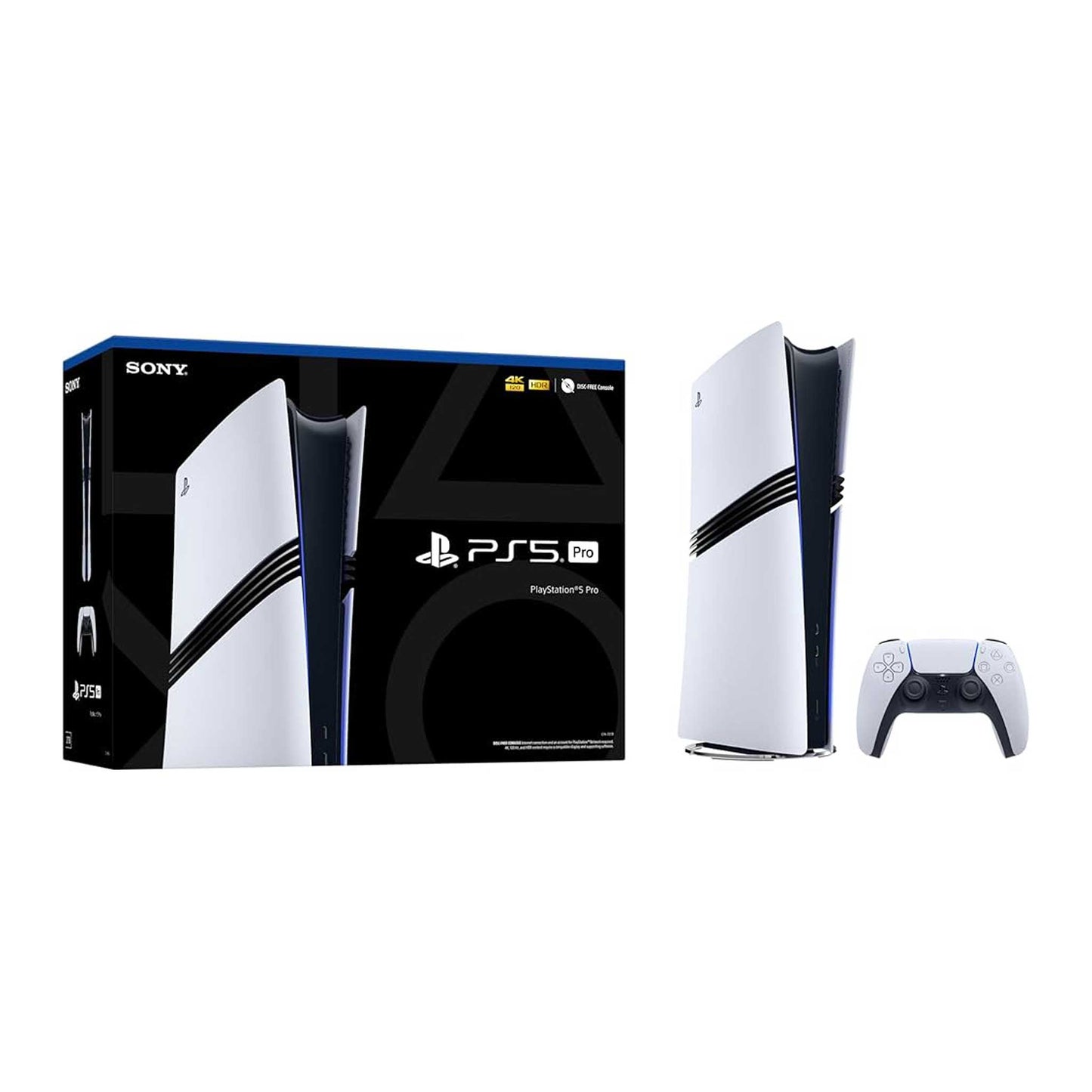 PlayStation 5 Pro Digital blanco controlador DualSense oficial Sony consola