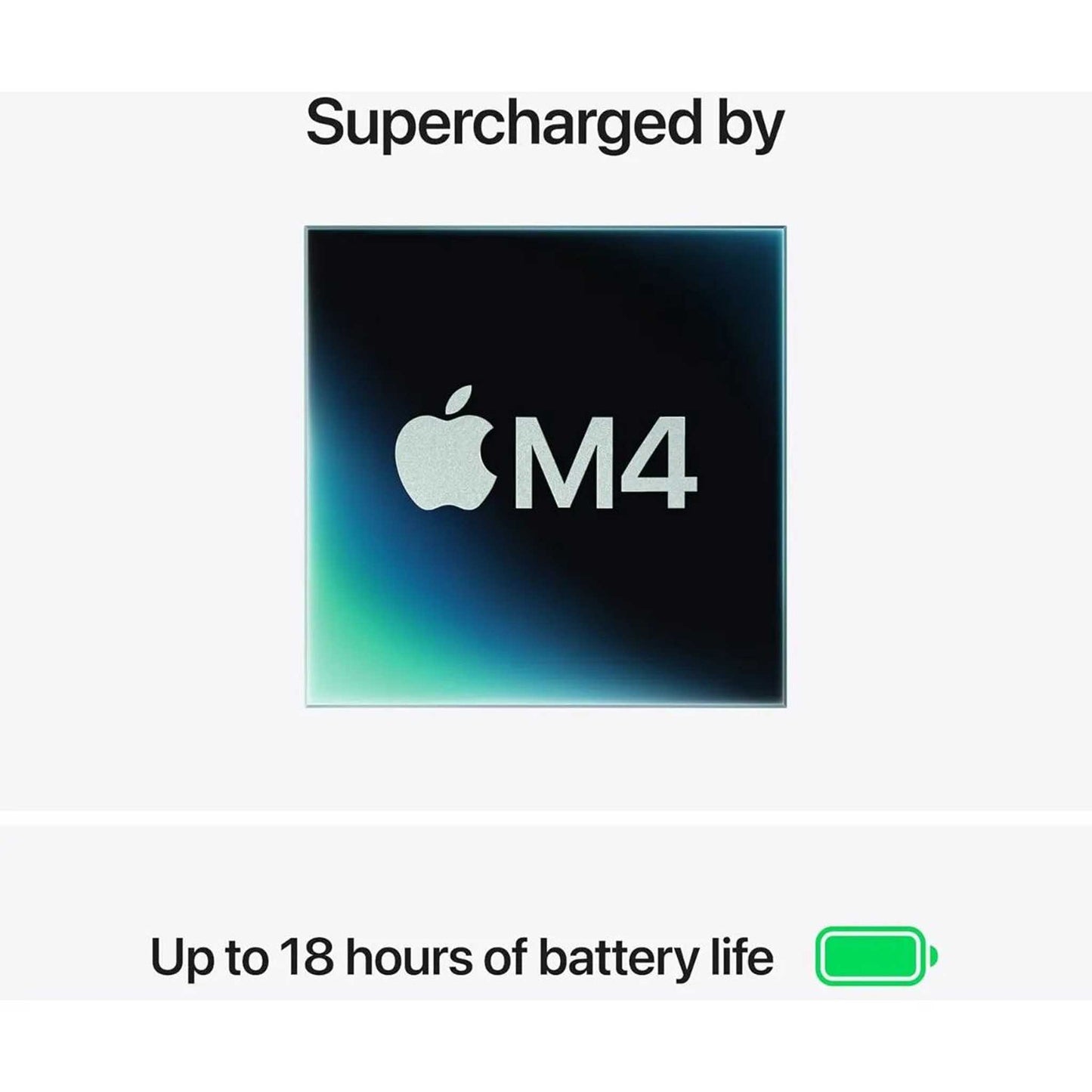 Apple MacBook Air M4 chip procesador batería 18 horas rendimiento premium